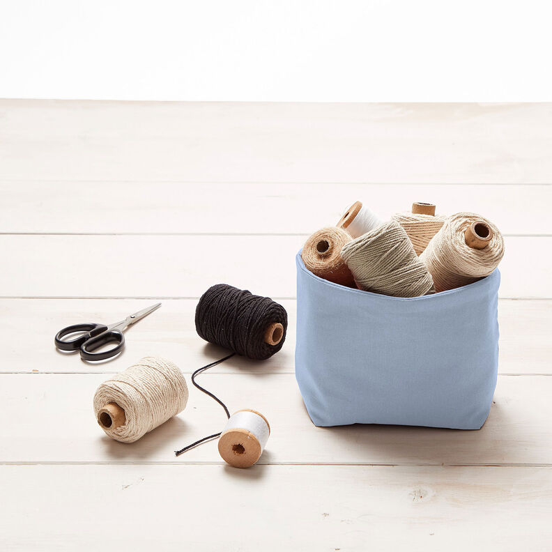 Cotton Cretonne Plain – light wash denim blue, image number 7