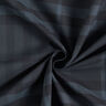 Tartan check shirt fabric – midnight blue/black,  thumbnail number 3