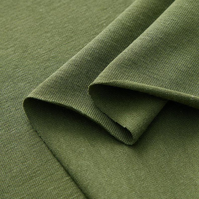 Bamboo Viscose Jersey Plain – olive,  image number 4