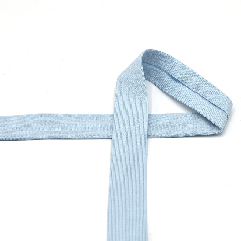 Bias binding Cotton Jersey [20 mm] – light blue,  image number 2