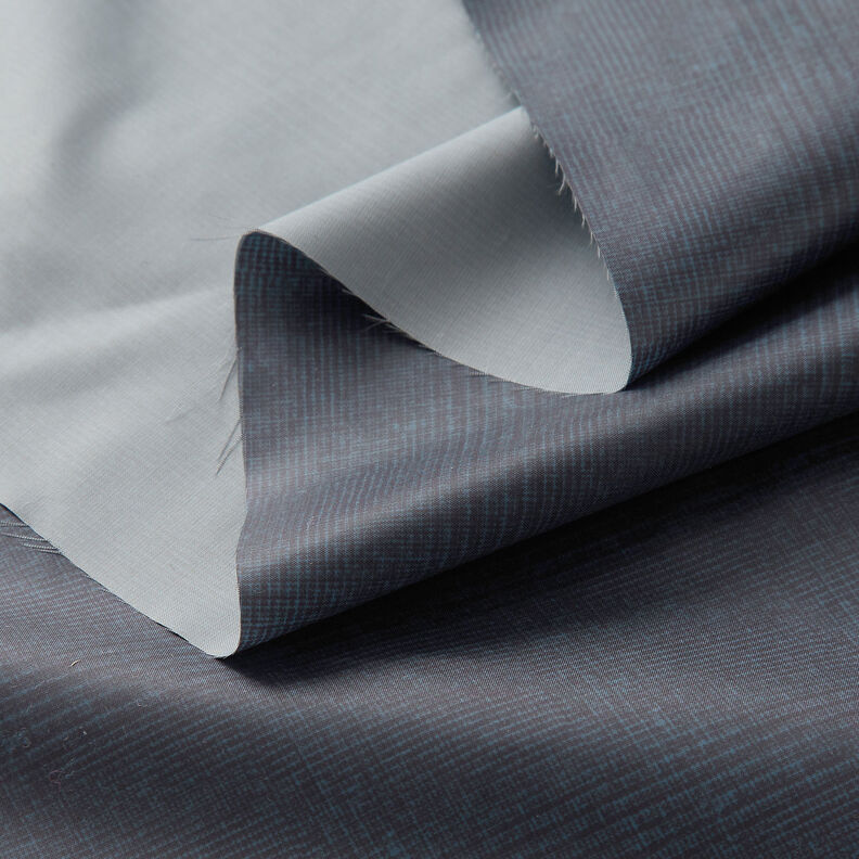 Checked rain jacket fabric – midnight blue,  image number 4