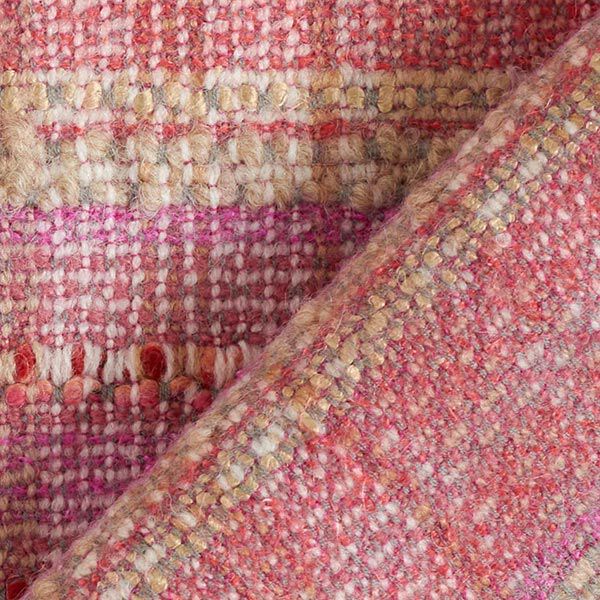 Wool Blend Bouclé Coating Fabric – pink,  image number 4