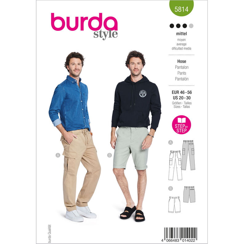 Trousers | Burda 5814 | 46-56,  image number 1
