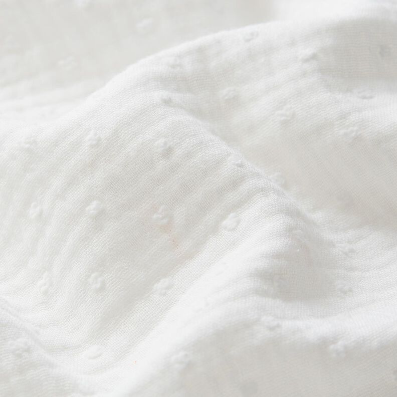 Double Gauze/Muslin dobby – offwhite,  image number 2
