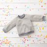 Light Cotton Sweatshirt Fabric Plain – natural,  thumbnail number 7