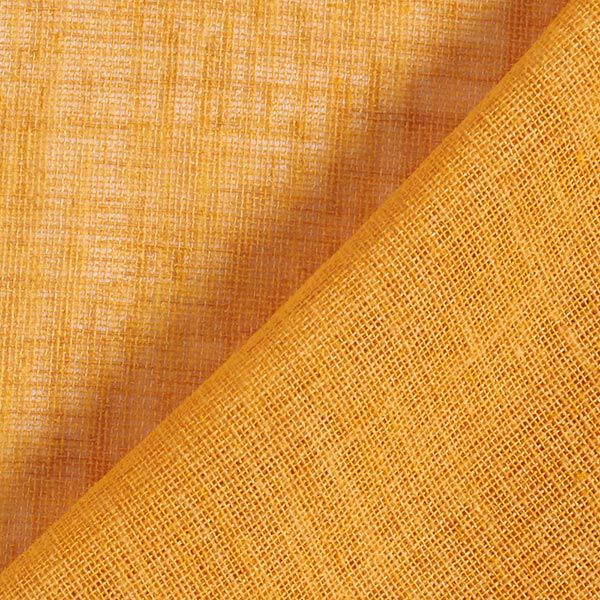 Curtain fabric Voile Ibiza 295 cm – curry yellow,  image number 3