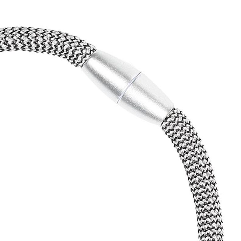 Simple Tiebacks with Magnetic Closure [60cm] – grey | Gerster,  image number 2