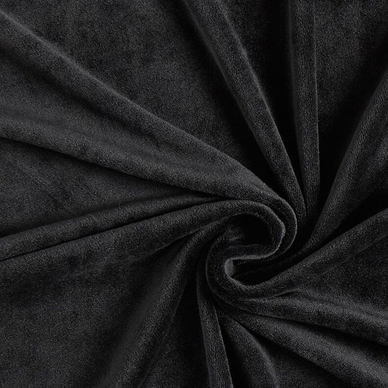 Stretch Velvet Nicky Velours – black,  image number 1