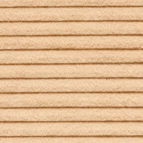 Faux fur wide horizontal stripes – beige,  Faux fur wide horizontal stripes – beige,