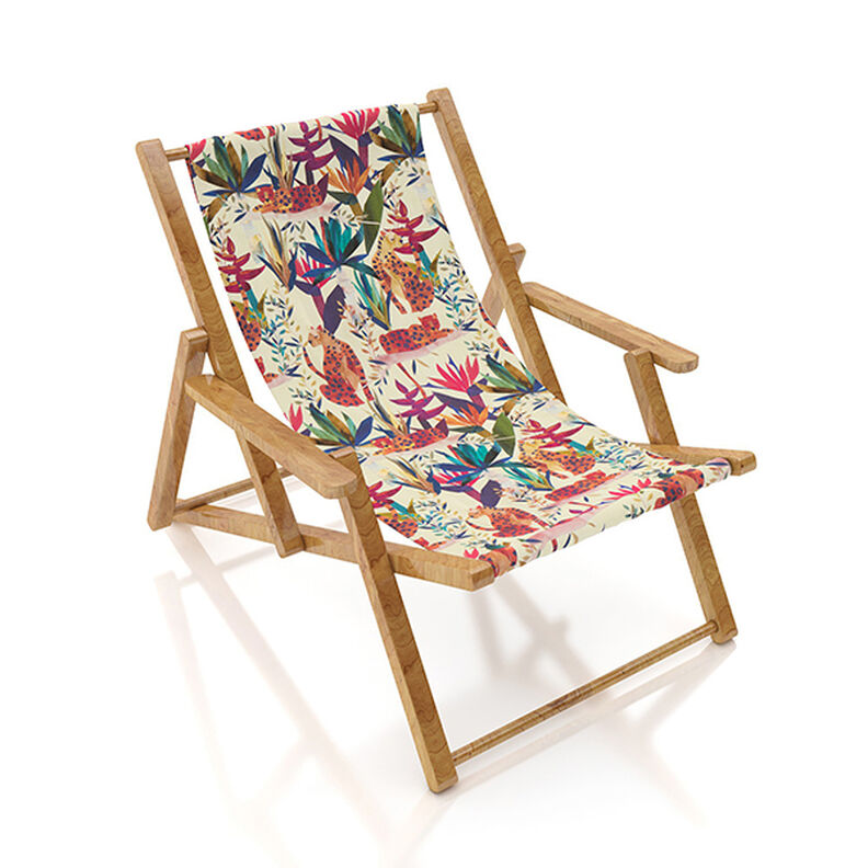 Outdoor Fabric Canvas Leopard – beige,  image number 9