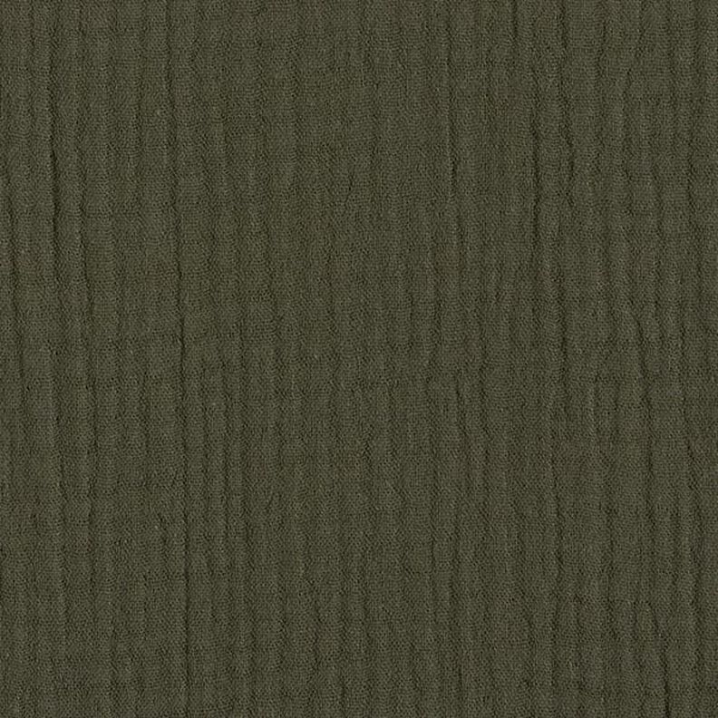 GOTS Triple-Layer Cotton Muslin – olive,  image number 4