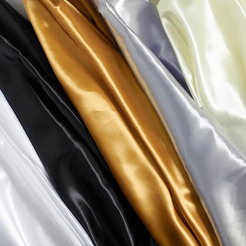 Polyester Satin – gold metallic,  image number 5