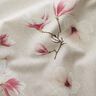 Decor Fabric Half Panama Magnolia Blossom – hollyhock/natural,  thumbnail number 2
