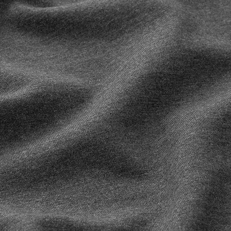 Light Cotton Sweatshirt Fabric Mottled – anthracite,  image number 4