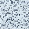 Brushed Sweatshirt Fabric  Dinosaurs Digital Print &ndash; light grey,  thumbnail number 1