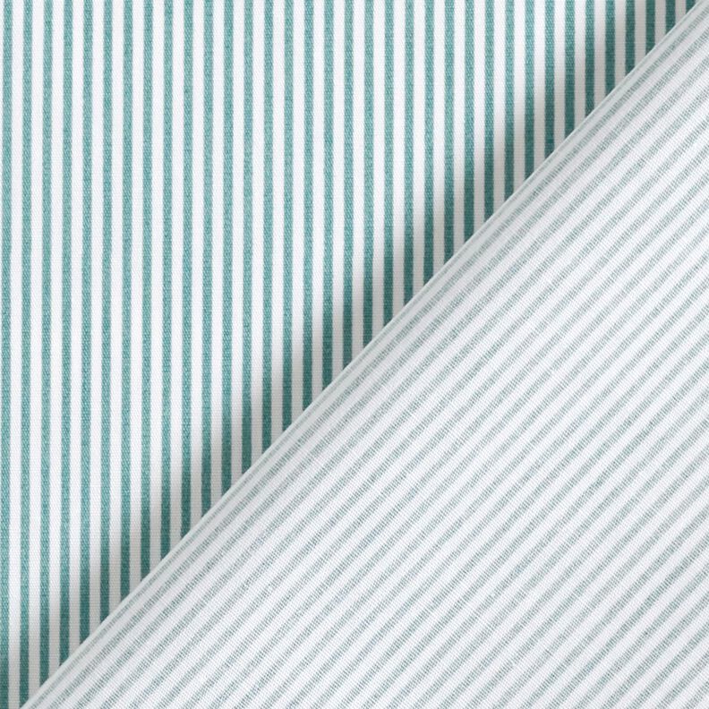 Cotton Poplin Mini stripes – pearl grey/white,  image number 4