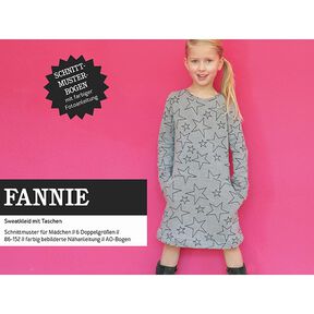 FANNIE - sweatshirt dress with pockets, Studio Schnittreif  | 86 - 152, 