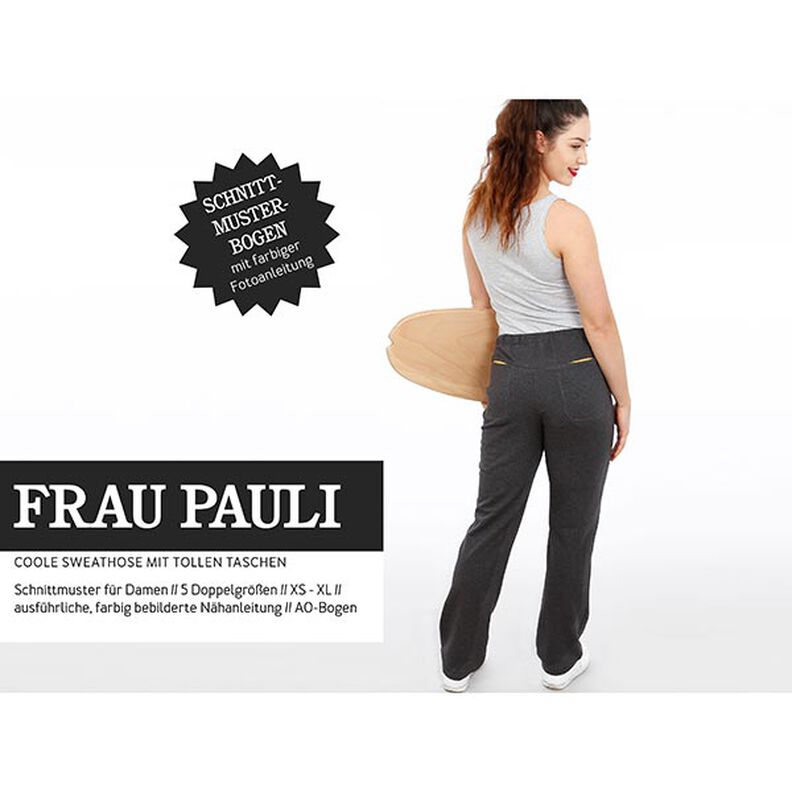 FRAU PAULI – cool jogging pants, Studio Schnittreif  | XS -  XL,  image number 1