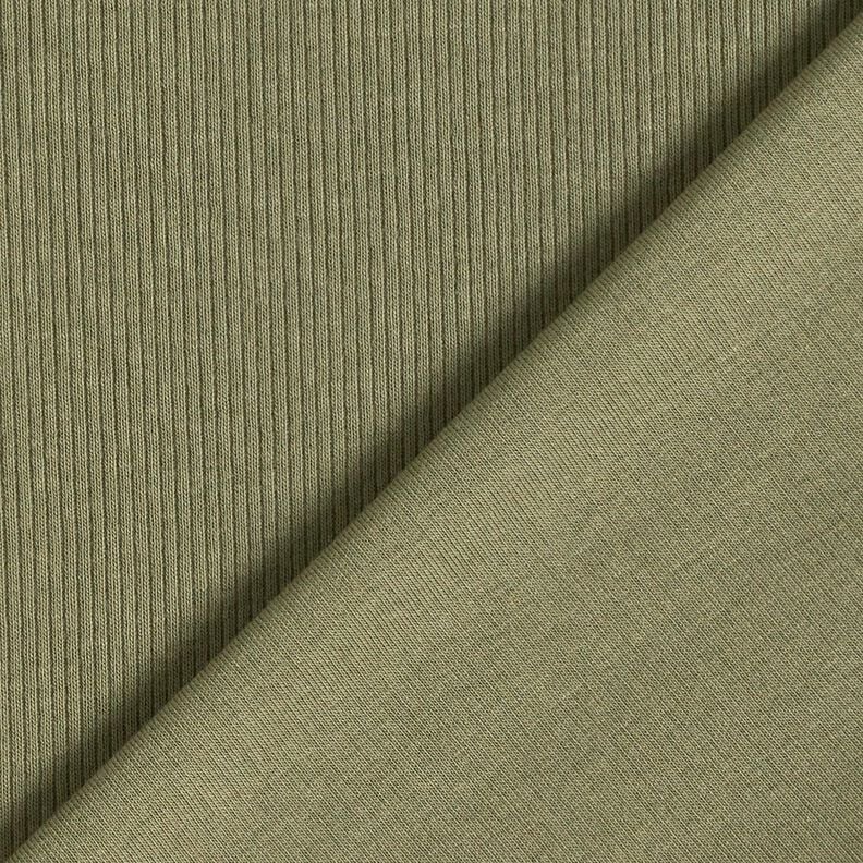 Ribbed Jersey fine 2-1-1-1 ribs – light khaki,  image number 3