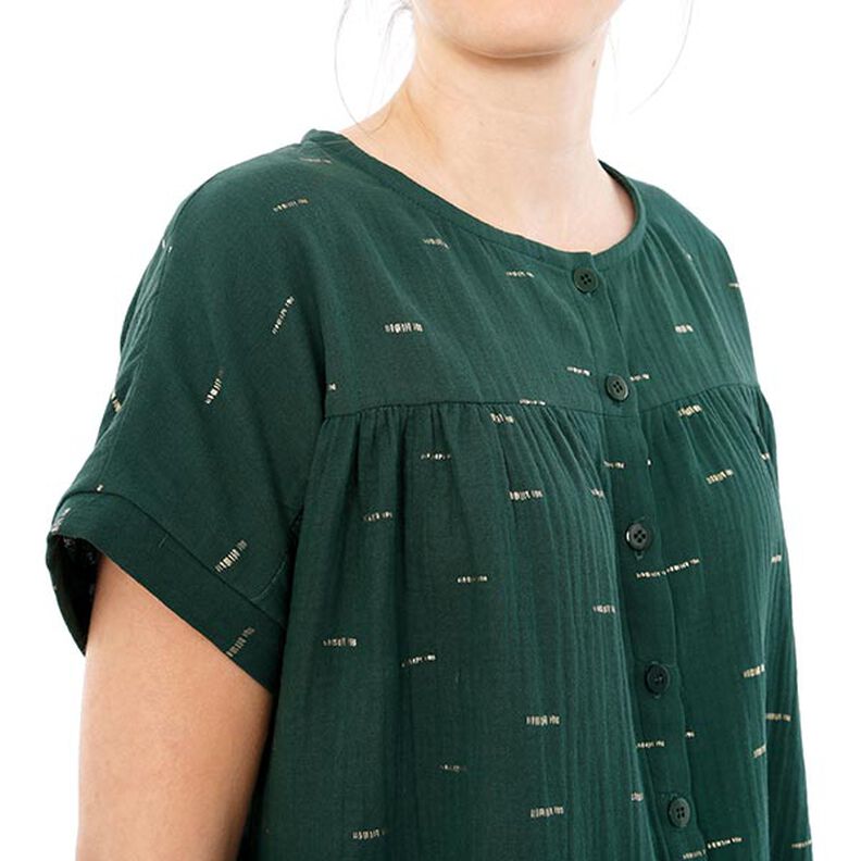 FRAU SUZY - loose short-sleeved blouse with ruffles, Studio Schnittreif  | XS -  XXL,  image number 9