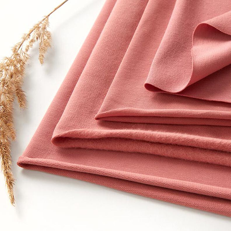 GOTS Cotton Ribbing | Tula – dusky pink,  image number 5