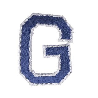 Letter G appliqué [ Height: 4,6 cm ] – navy blue, 