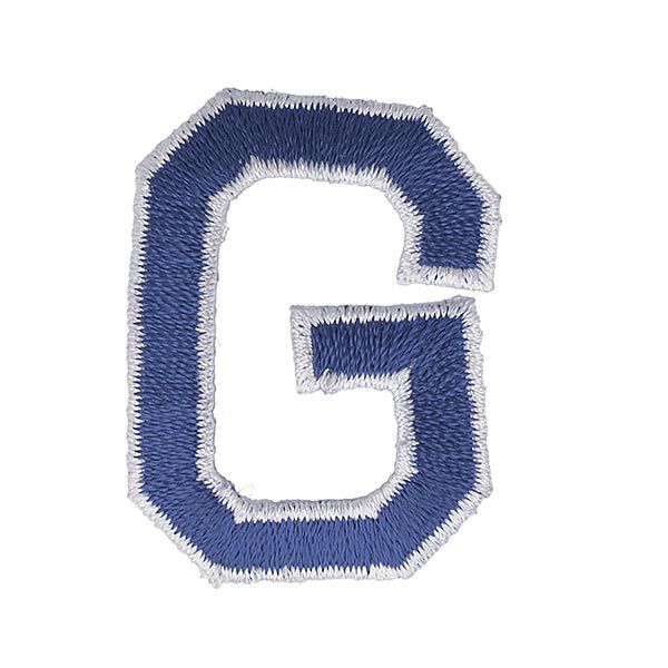 Letter G appliqué [ Height: 4,6 cm ] – navy blue,  image number 1
