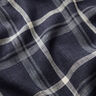 Checks linen viscose blend – navy blue/natural,  thumbnail number 2