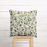 Decor Fabric Half Panama poplar leaves – natural/dark olive,  thumbnail number 9