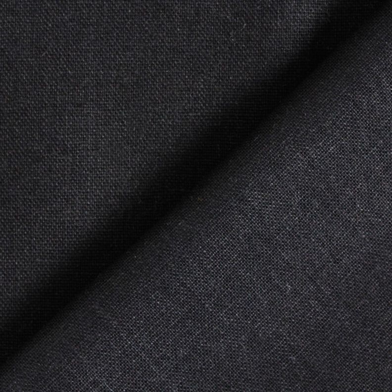 pure heavy linen Plain – black,  image number 3