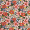 Cotton Cretonne Pop Art Flowers – pistachio/dusky pink,  thumbnail number 1