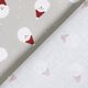 Cotton Cretonne Santa Clauses – light grey,  thumbnail number 4