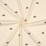 GOTS Ribbed Jersey small cars | Poppy Fabrics – cream/black brown,  thumbnail number 3
