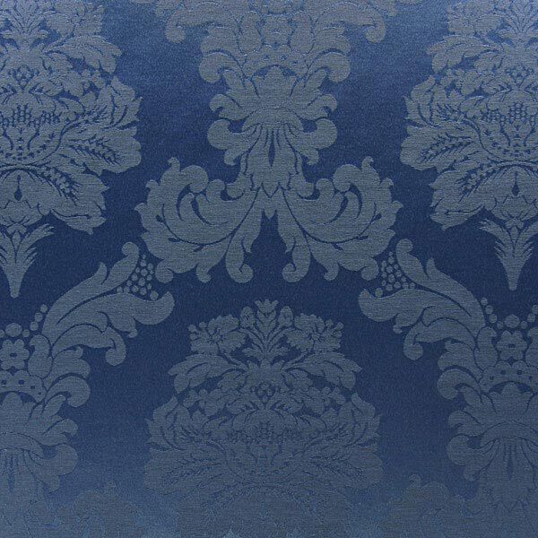 Decor Fabric Jacquard Damasco 280 cm – royal blue,  image number 1