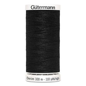 Denim Thread [1000] | 100m | Gütermann – black, 