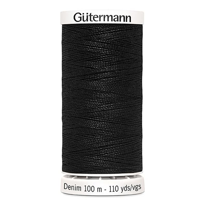 Denim Thread [1000] | 100m | Gütermann – black,  image number 1