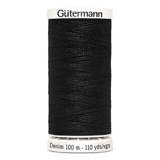 Denim Thread [1000] | 100m  | Gütermann – black, 