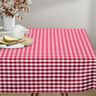 Cotton Vichy check 1,7 cm – red/white,  thumbnail number 7