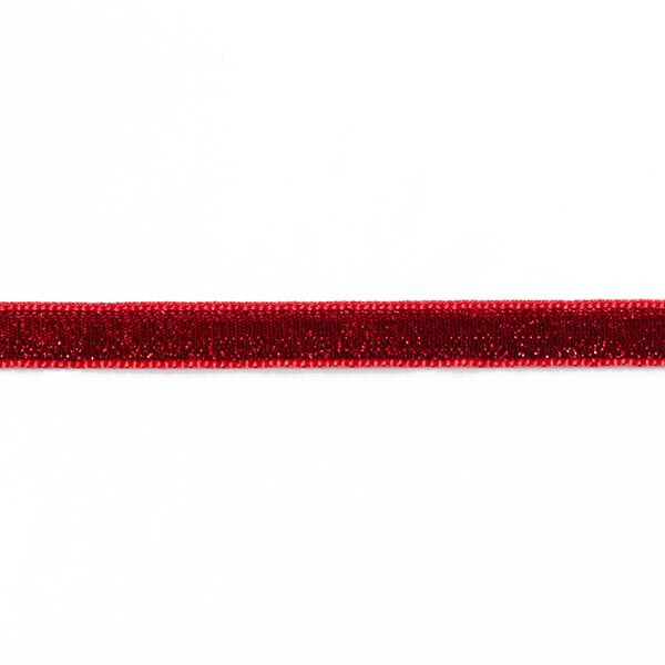 Velvet ribbon Metallic [10 mm] – carmine,  image number 2