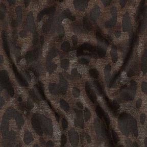Romanit Jersey leopard print – dark brown/black, 