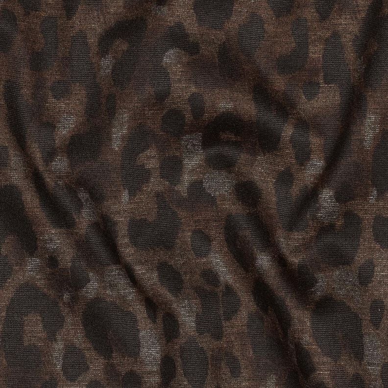 Romanit Jersey leopard print – dark brown/black,  image number 2