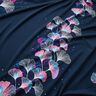 Cotton Jersey gingko | Glitzerpüppi – midnight blue/purple,  thumbnail number 2