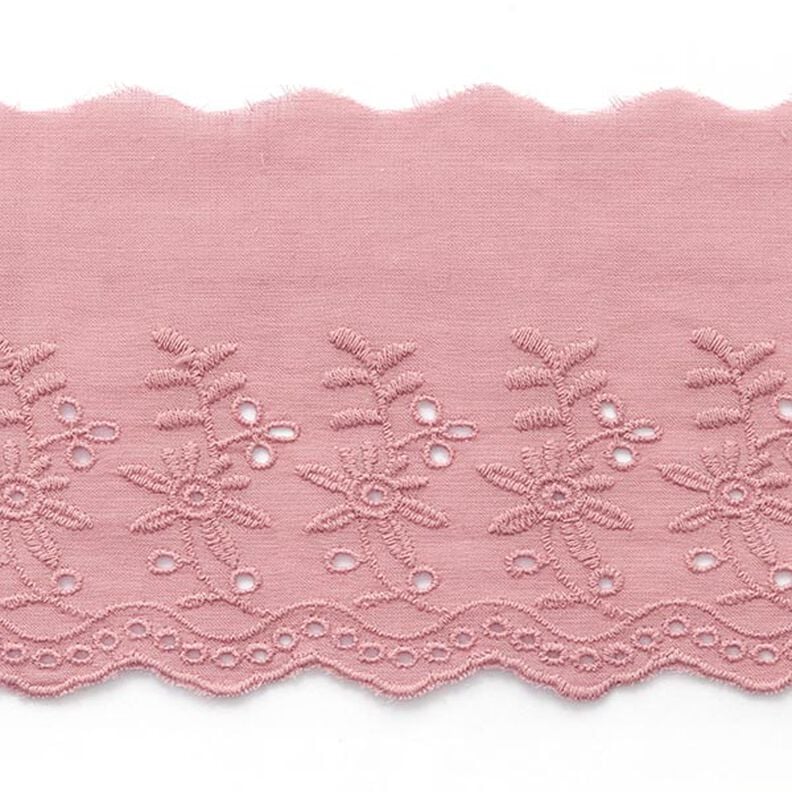 Scalloped Floral Lace Trim [ 9 cm ] – pink,  image number 1