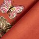 Cotton Jersey Butterflies – terracotta,  thumbnail number 4