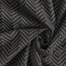 Jacket fabric herringbone paste print – grey/black,  thumbnail number 3