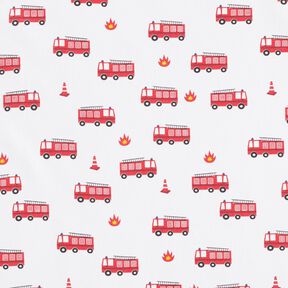 Cotton Poplin fire brigade – white, 