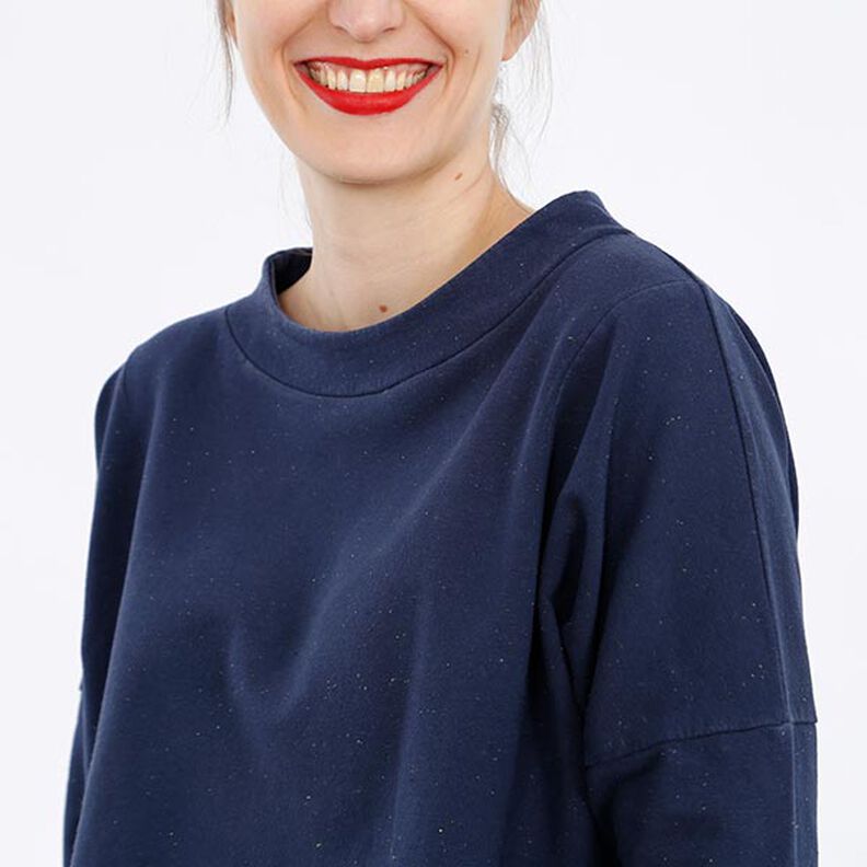 FRAU ISA jumper with stand-up collar, Studio Schnittreif  | XS -  XL,  image number 5