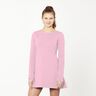 Light Cotton Sweatshirt Fabric Plain – pink,  thumbnail number 6