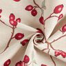 Decor Fabric Tapestry Fabric Rosehips – light beige/red,  thumbnail number 4