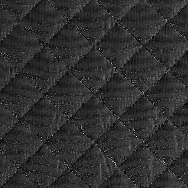 Diamond Quilted Fabric – black,  image number 1
